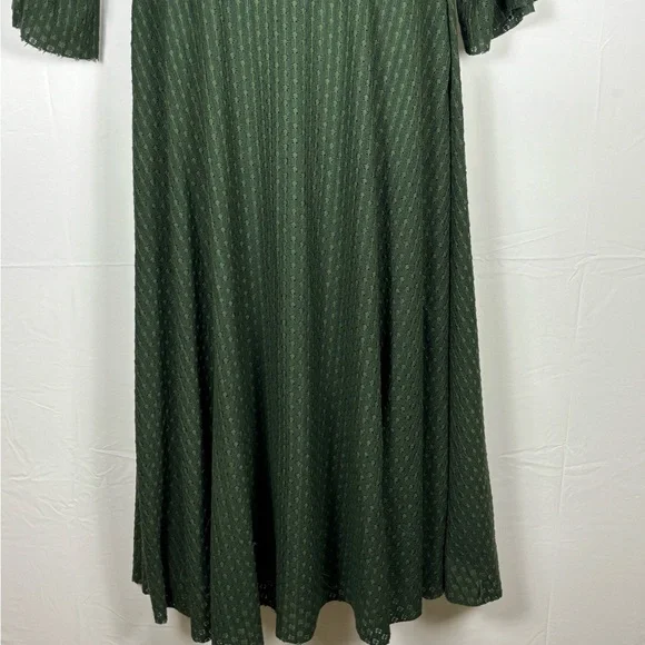 Worth Collective Green Lace Maxi Dress- XL - Picture 7 of 12